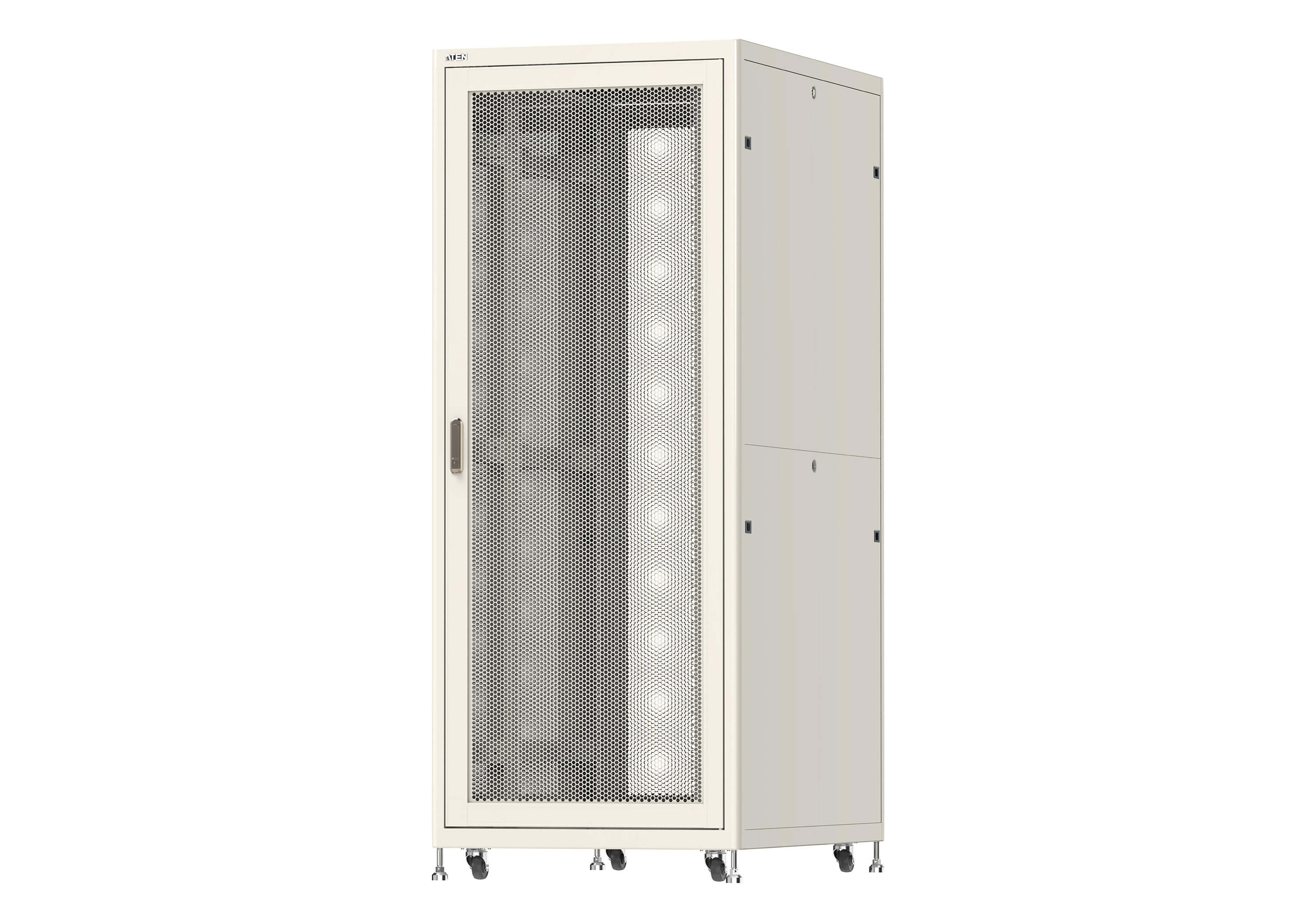 42U Network/Server Rack with Perforated Front and Rear Doors