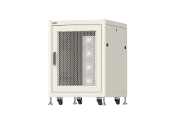 15U Standard Rack with Perforated Front and Rear Doors