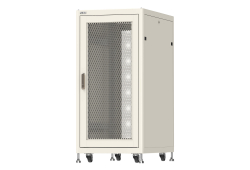 25U Standard Rack with Perforated Front and Rear Doors