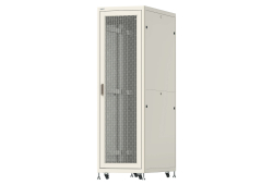 42U Server Rack with Perforated Front and Rear Doors