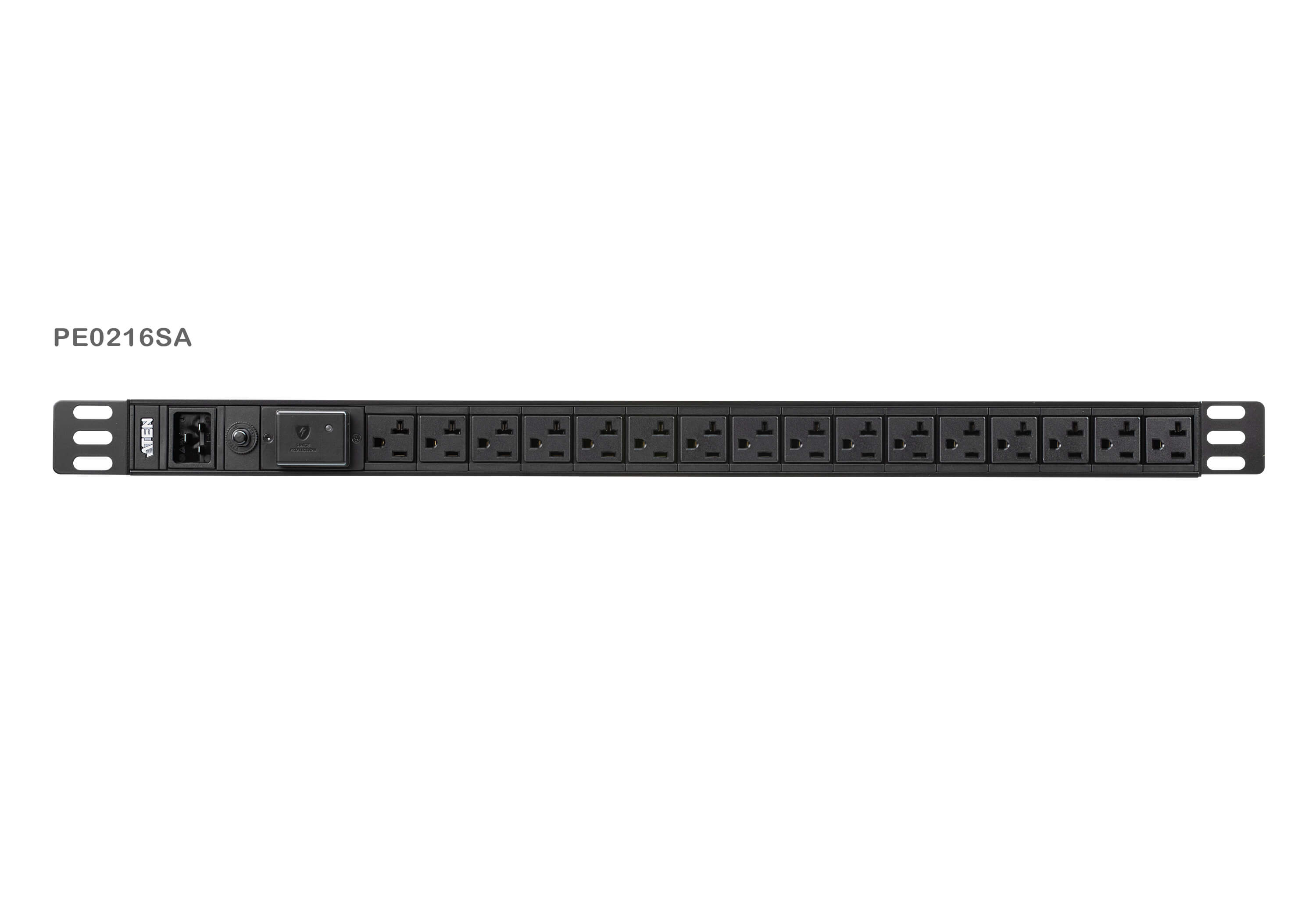 0U Basic PDU with Surge Protection