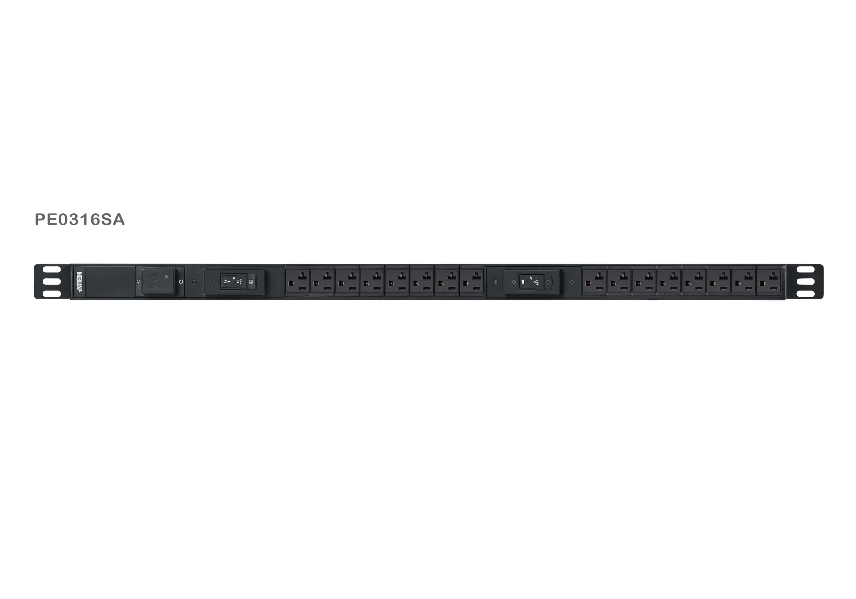 0U Basic PDU with Surge Protection
