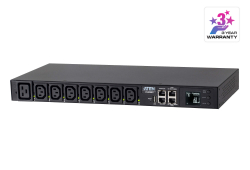 16A 8-Outlet 1U Outlet-Metered & Switched eco PDU