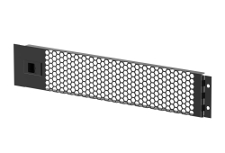 2U Hinged & Vented Rack Panel