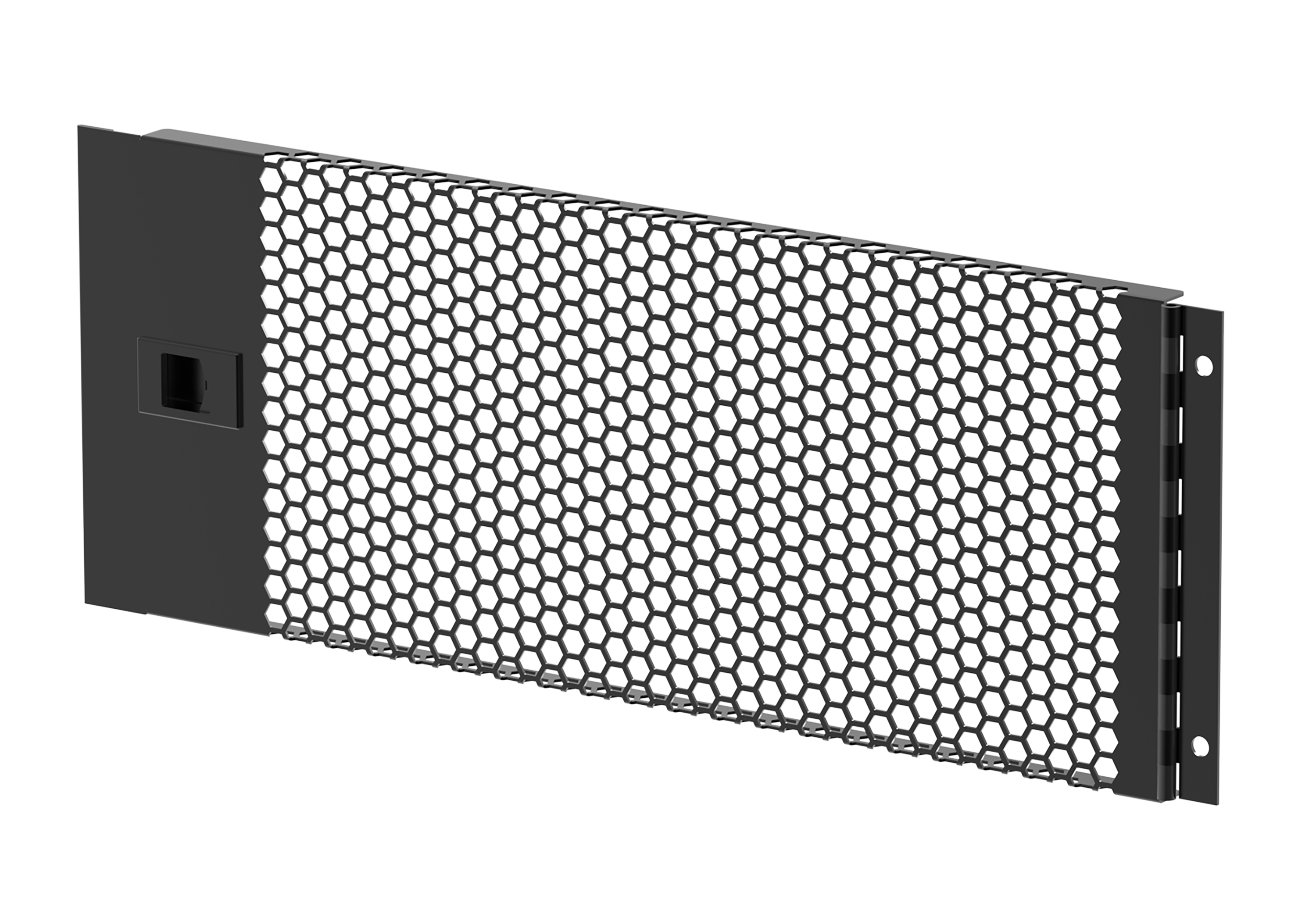 4U Hinged & Vented Rack Panel