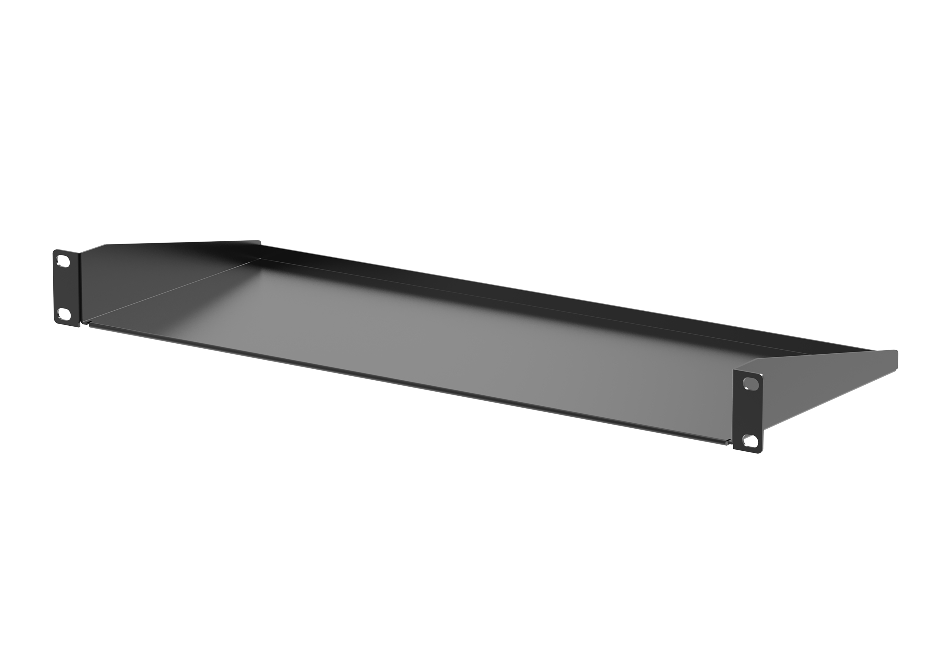 1U Solid Rack Mount Shelf (Depth：178 mm)