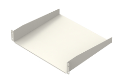 2U Solid Rack Mount Shelf (Depth：400 mm)