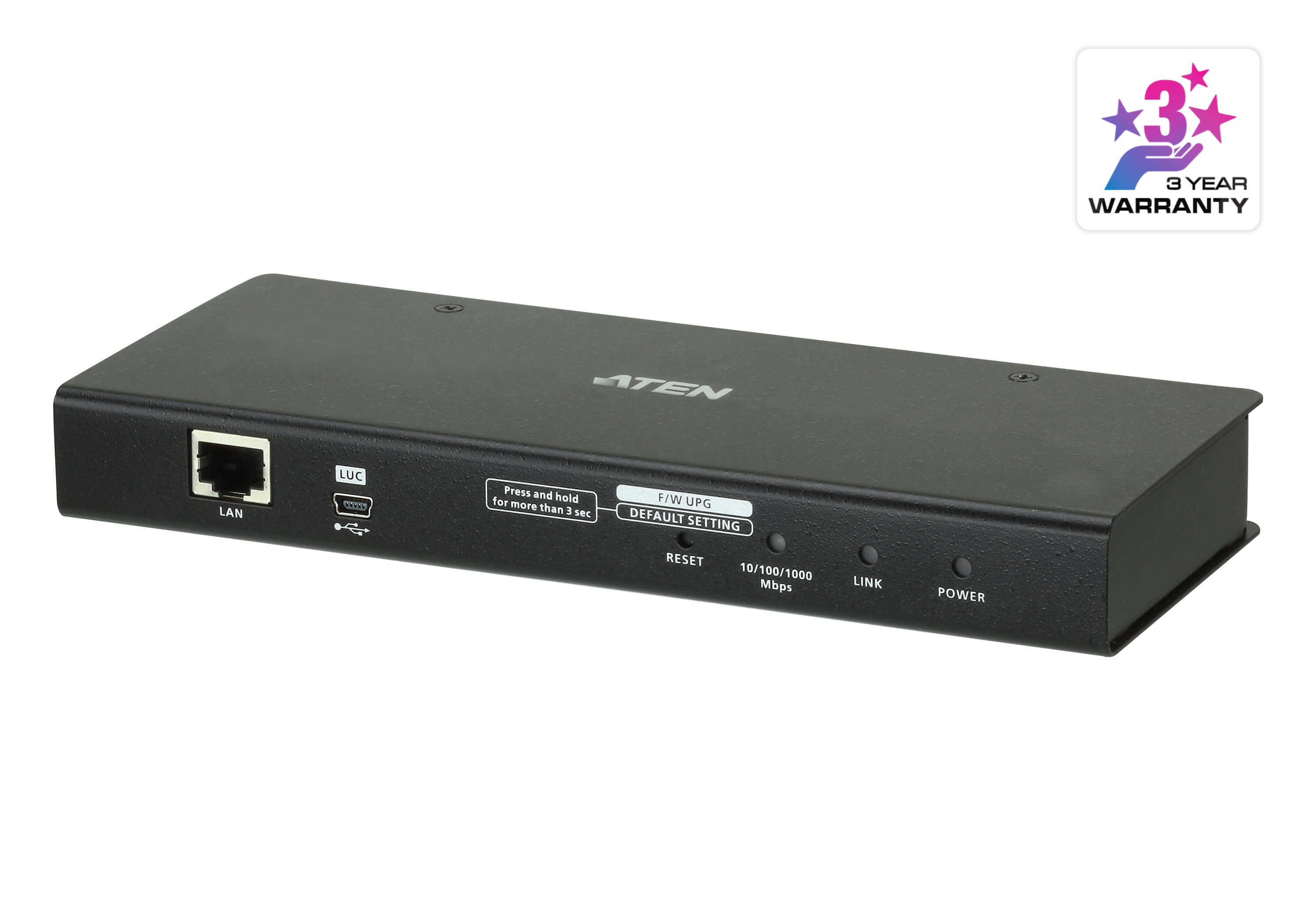1-Local/Remote Shared Access Single Port VGA KVM over IP Switch