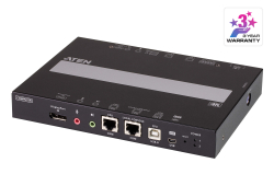 1-Local/Remote Share Access Single Port 4K DisplayPort KVM over IP Switch