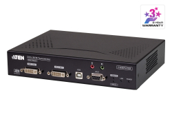 DVI-I Dual Display KVM over IP Transmitter with Remote Access