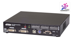 DVI-I Dual Display KVM over IP Transmitter with Remote Access