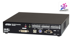 DVI-I Dual link Single Display KVM over IP Transmitter with Remote Access