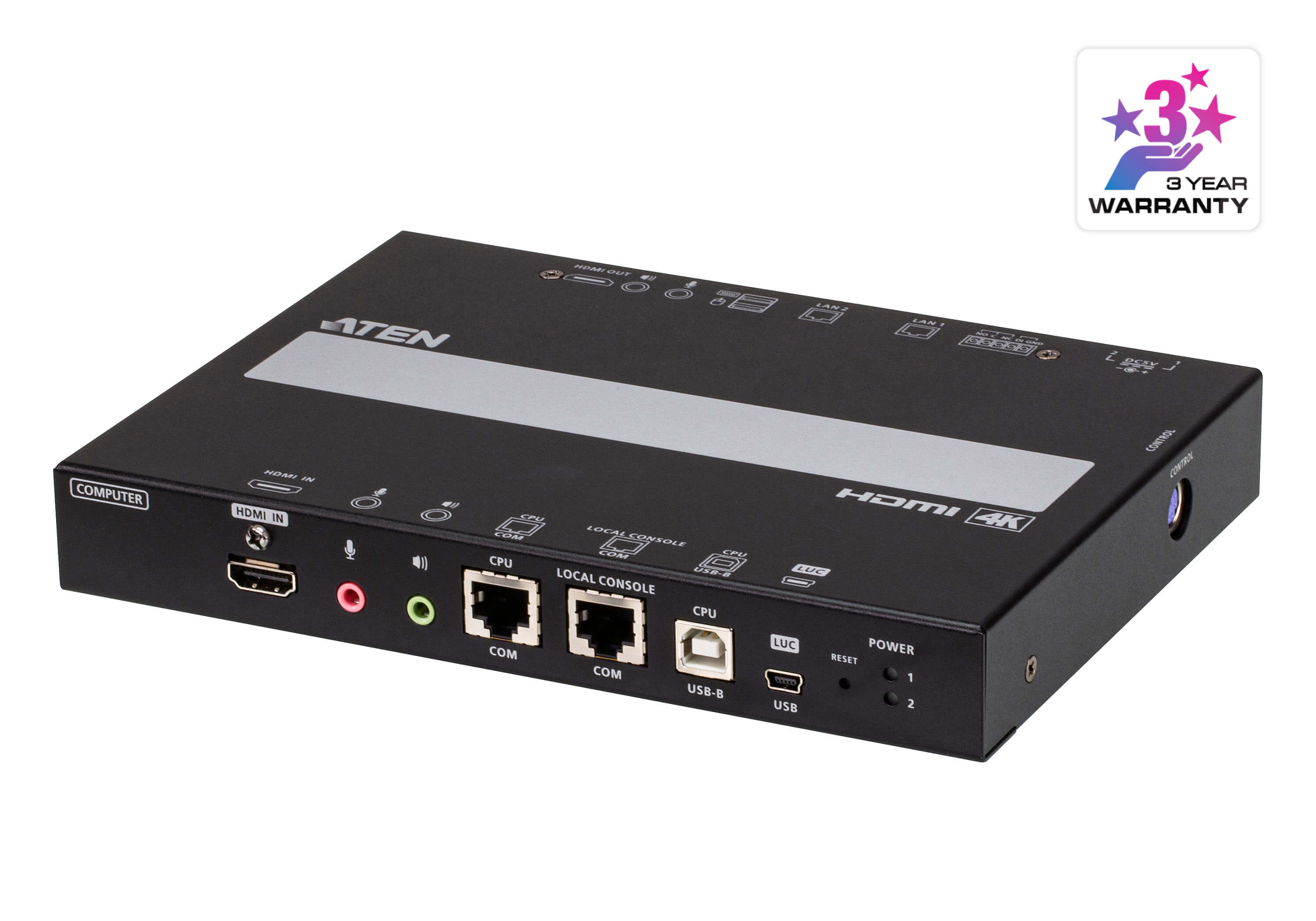 1-Local / Remote Shared Access Single Port 4K HDMI KVM over IP Switch