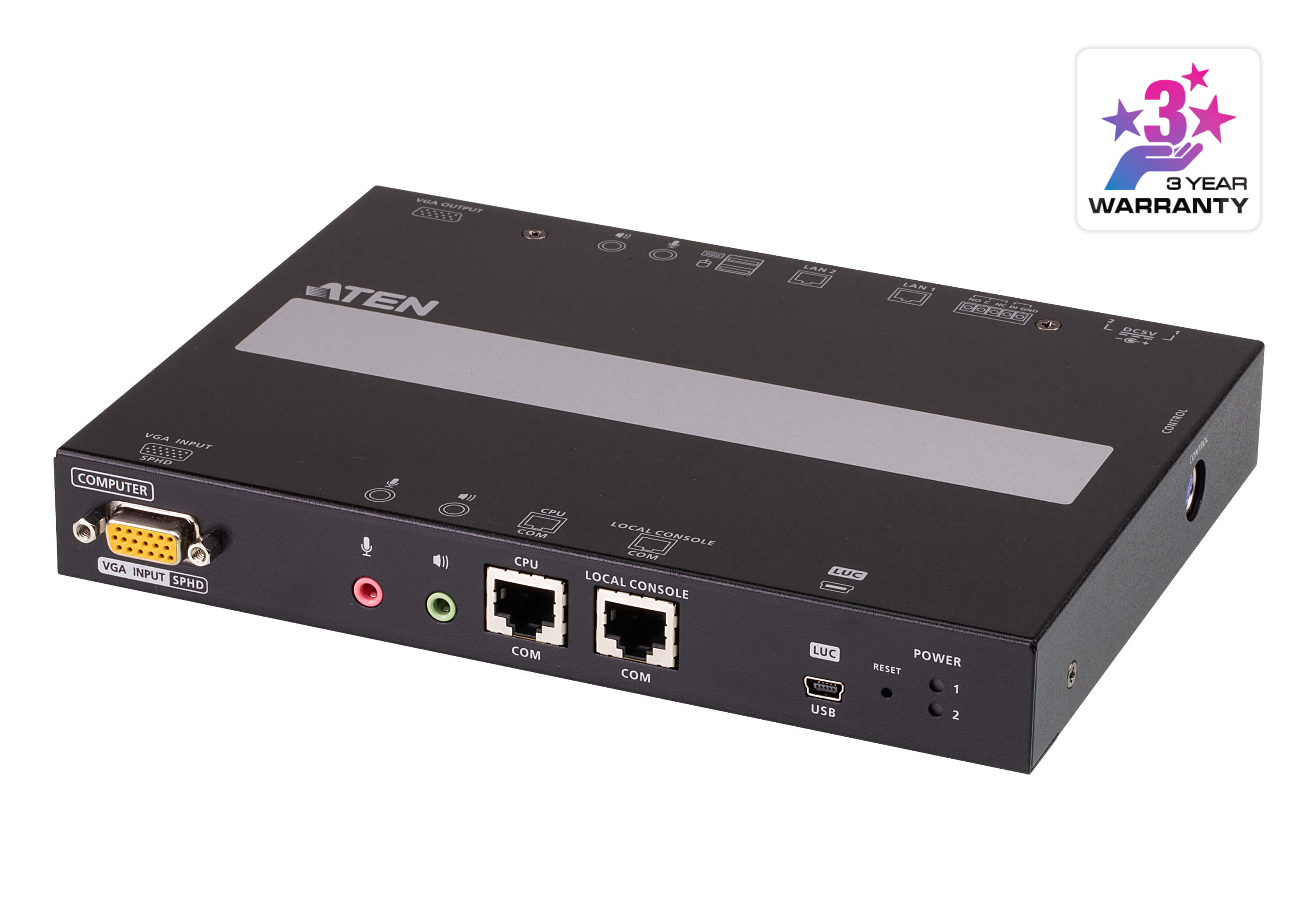 1-Local/Remote Shared Access Single Port VGA KVM over IP Switch