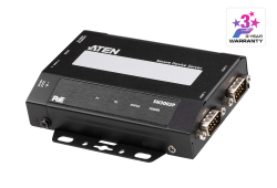 2-Port RS-232 Secure Serial Device Server with PoE