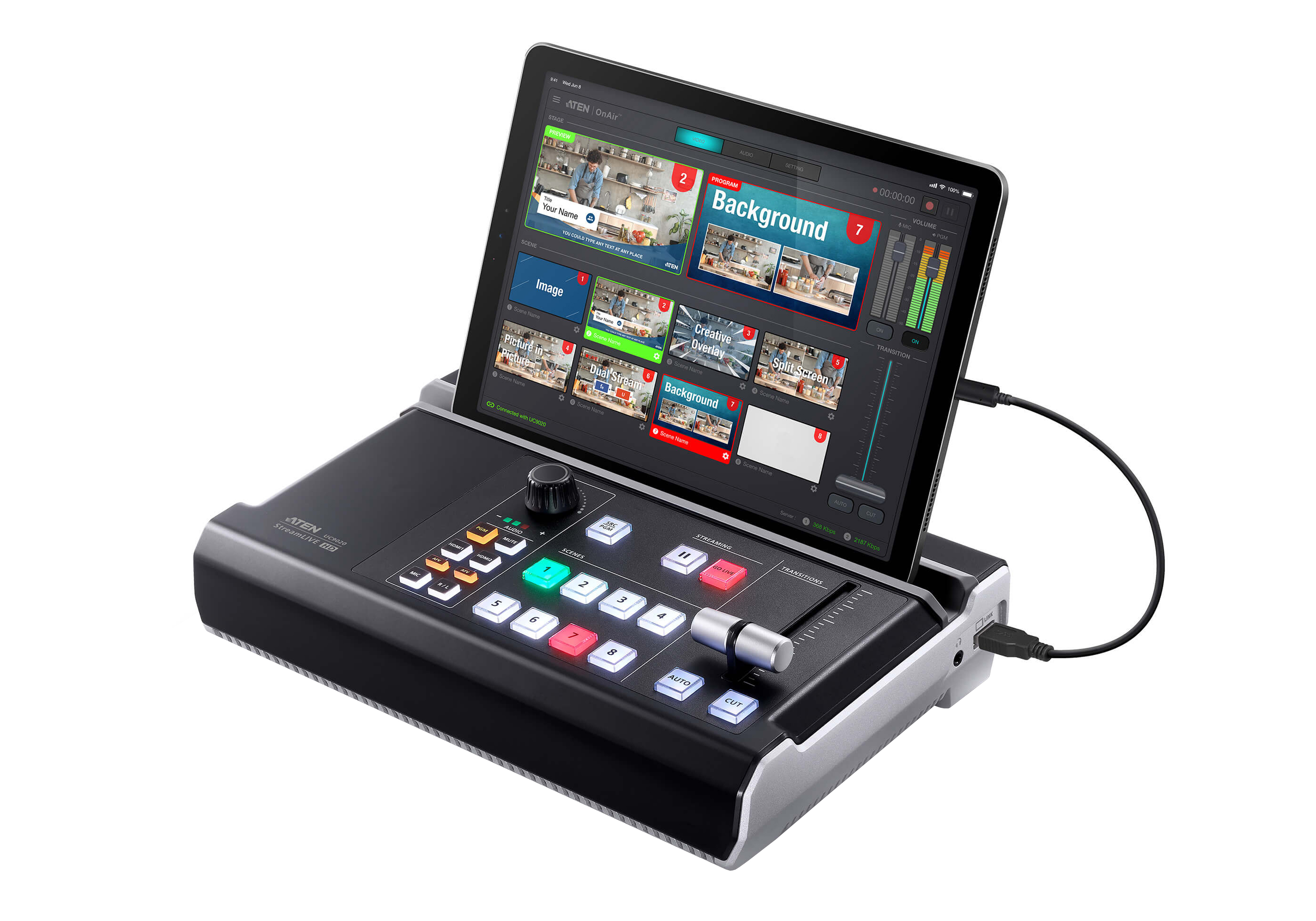 StreamLive&trade; HD All-in-one Multi-channel AV Mixer