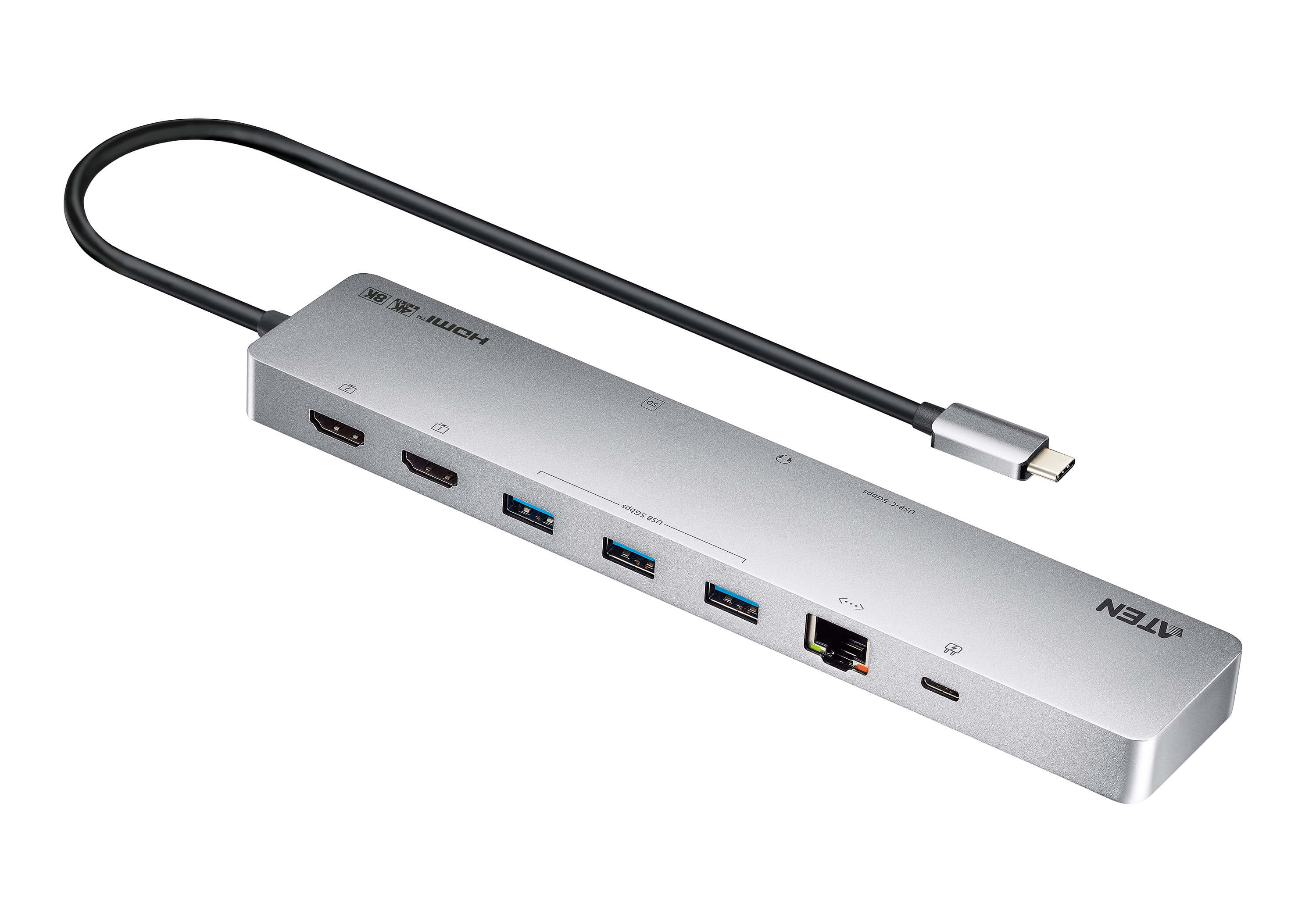11-in-1 USB-C Multiport Dock with Power Pass-Through