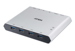 2-Port 4K DisplayPort USB-C KVM Switch with Power Pass-through | Duo Flex (8K, USB 3.2 / 4.0, Thunderbolt 4 Compatible)