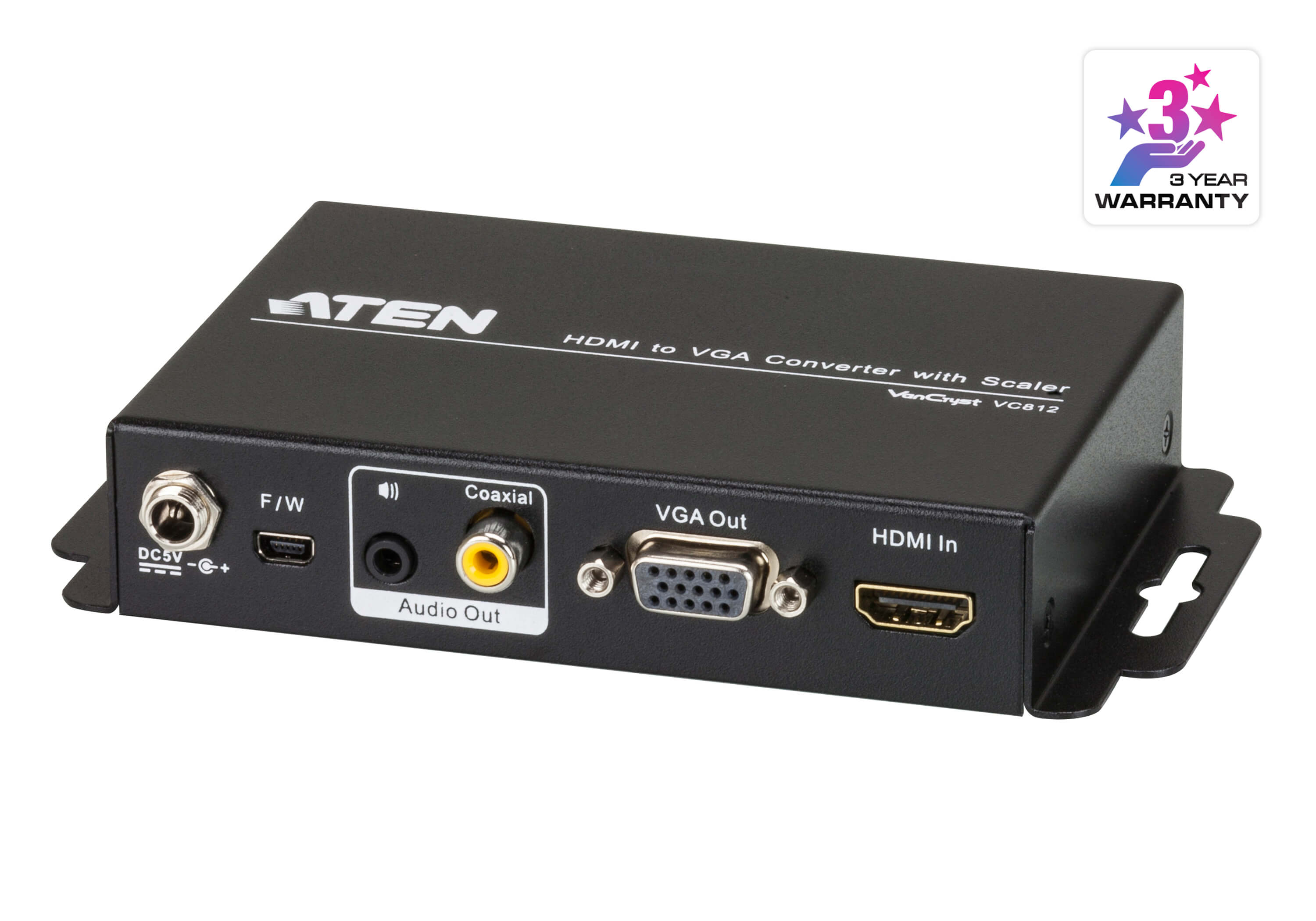 HDMI to VGA/Audio Converter with Scaler