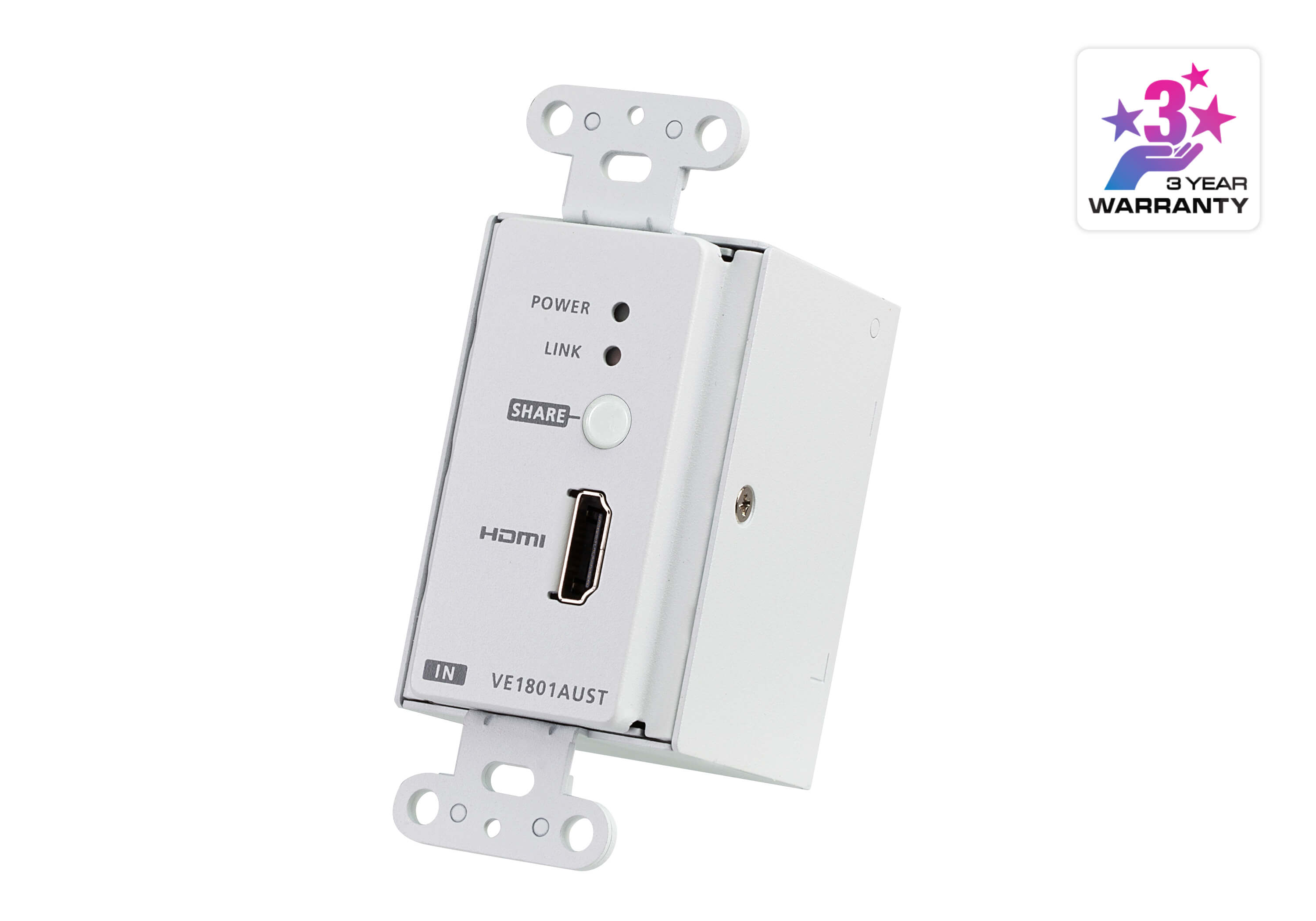 HDMI HDBaseT-Lite Transmitter with US Wall Plate / PoH (PoH  PD)