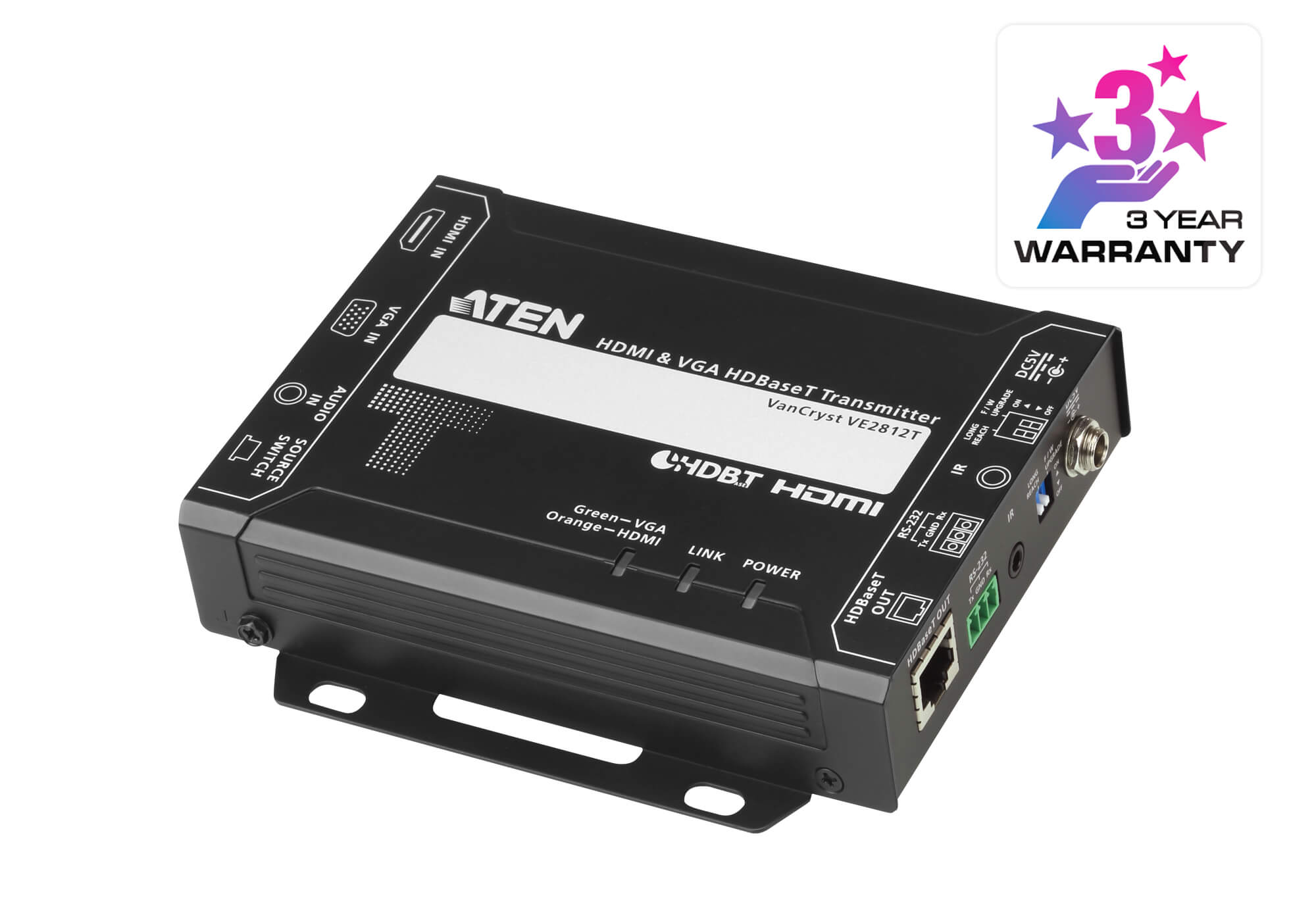 HDMI & VGA HDBaseT Transmitter (4K@100m) (HDBaseT Class A)