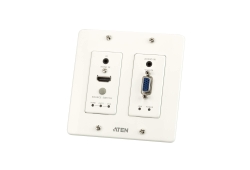 HDMI & VGA HDBaseT Transmitter with US Wall Plate (4K@100m) (HDBaseT Class A)