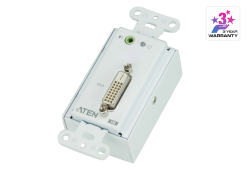 DVI/Audio Cat 5 Transmitter Wall Plate (US) (1920 x 1200@40m)