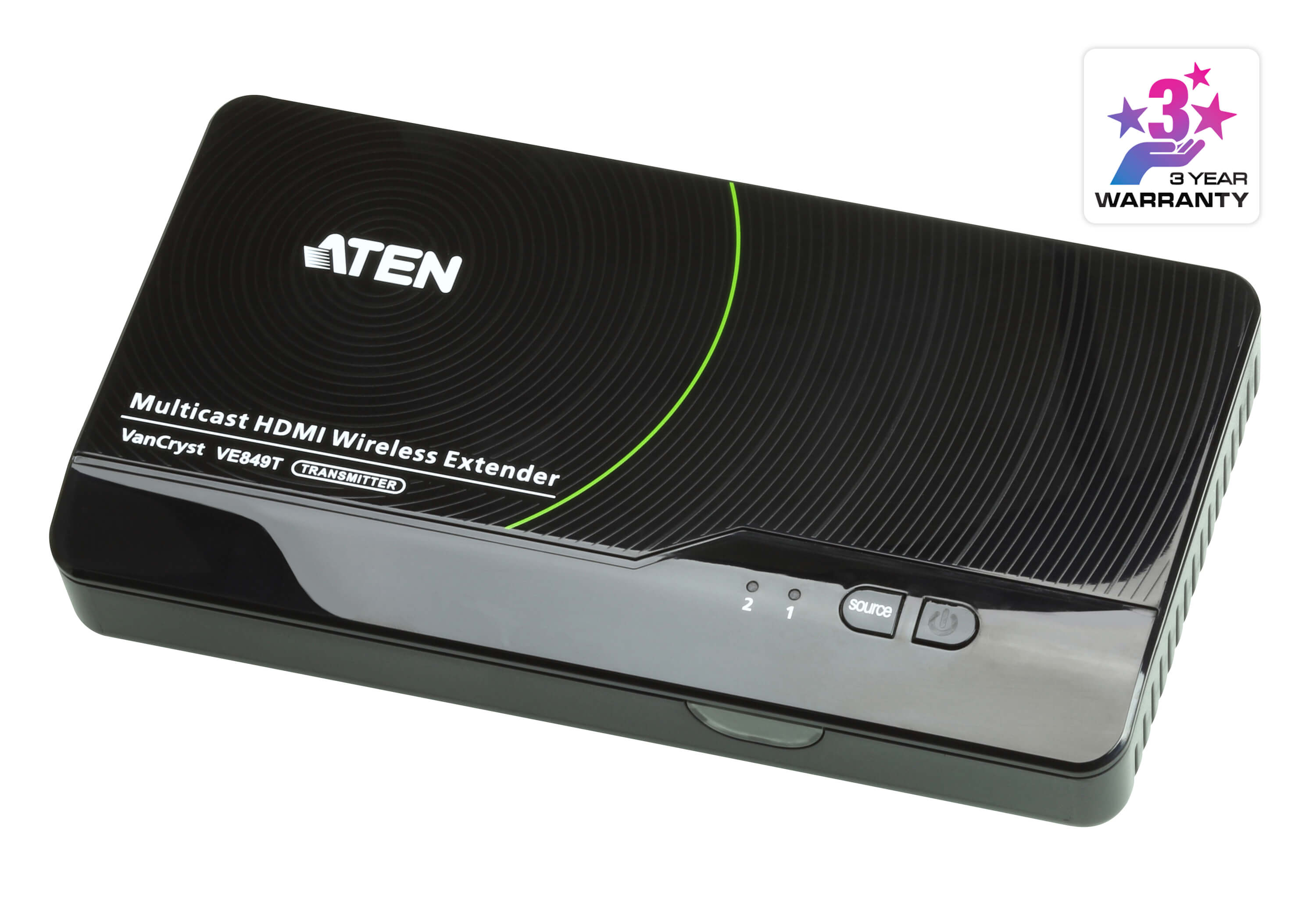 Transmisor HDMI inal&aacute;mbrico para soluci&oacute;n punto a multipunto con selector 2 a 1 (1080p a 30 m)