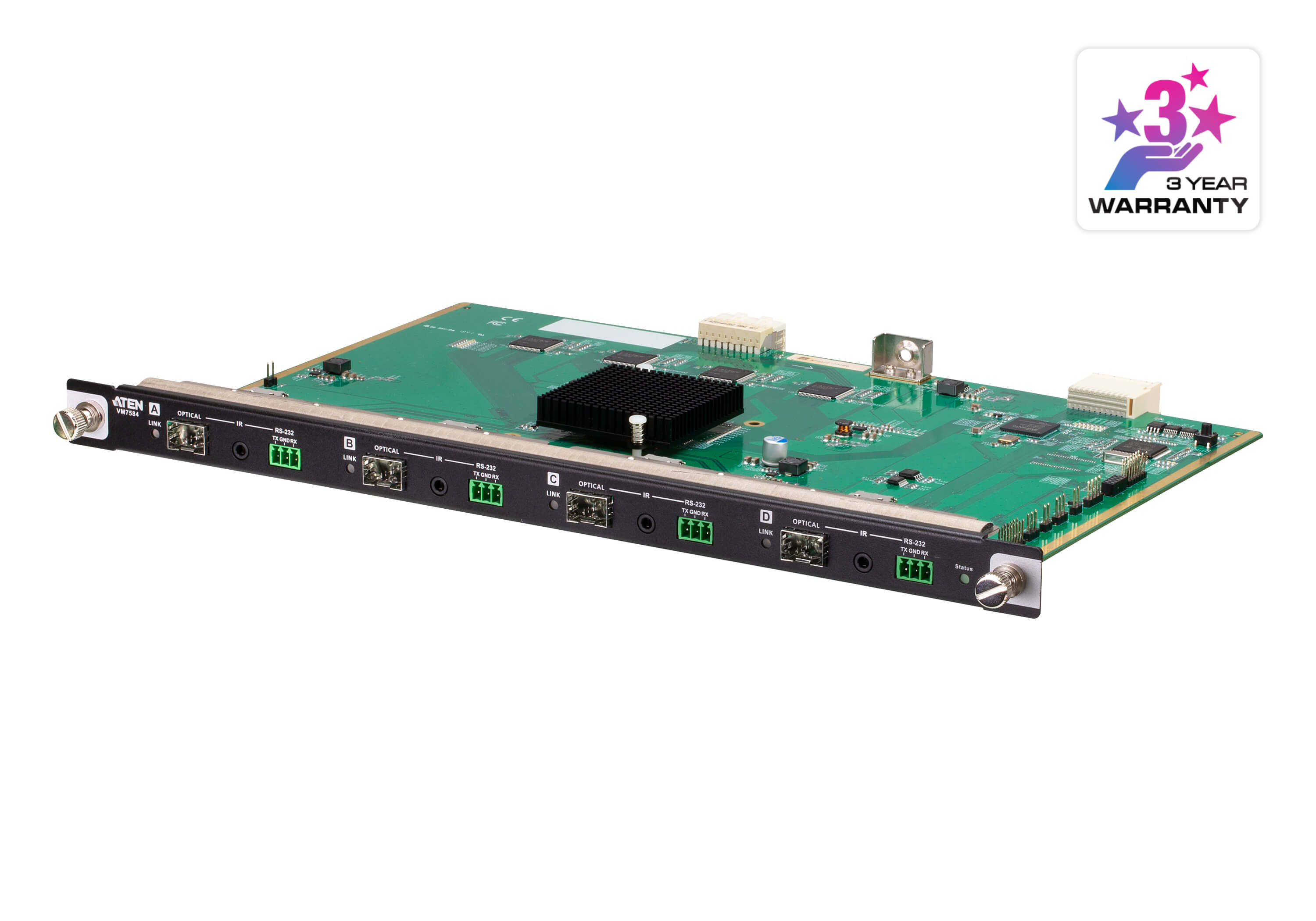 4-Port 10G Optical Input Board (4K@300m (K1, MM) / 10km (K2, SM))