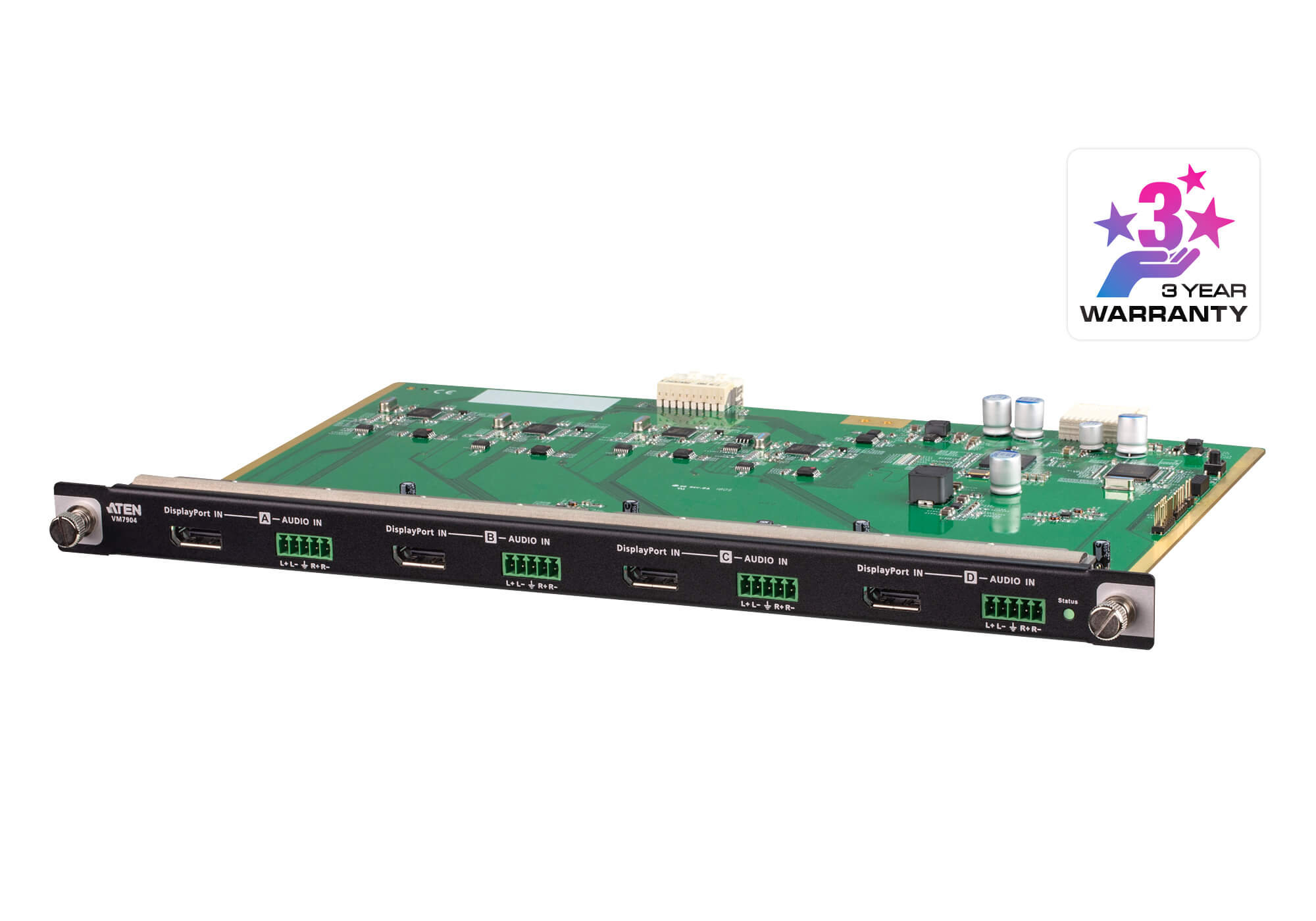 4-Port 4K DisplayPort Input Board