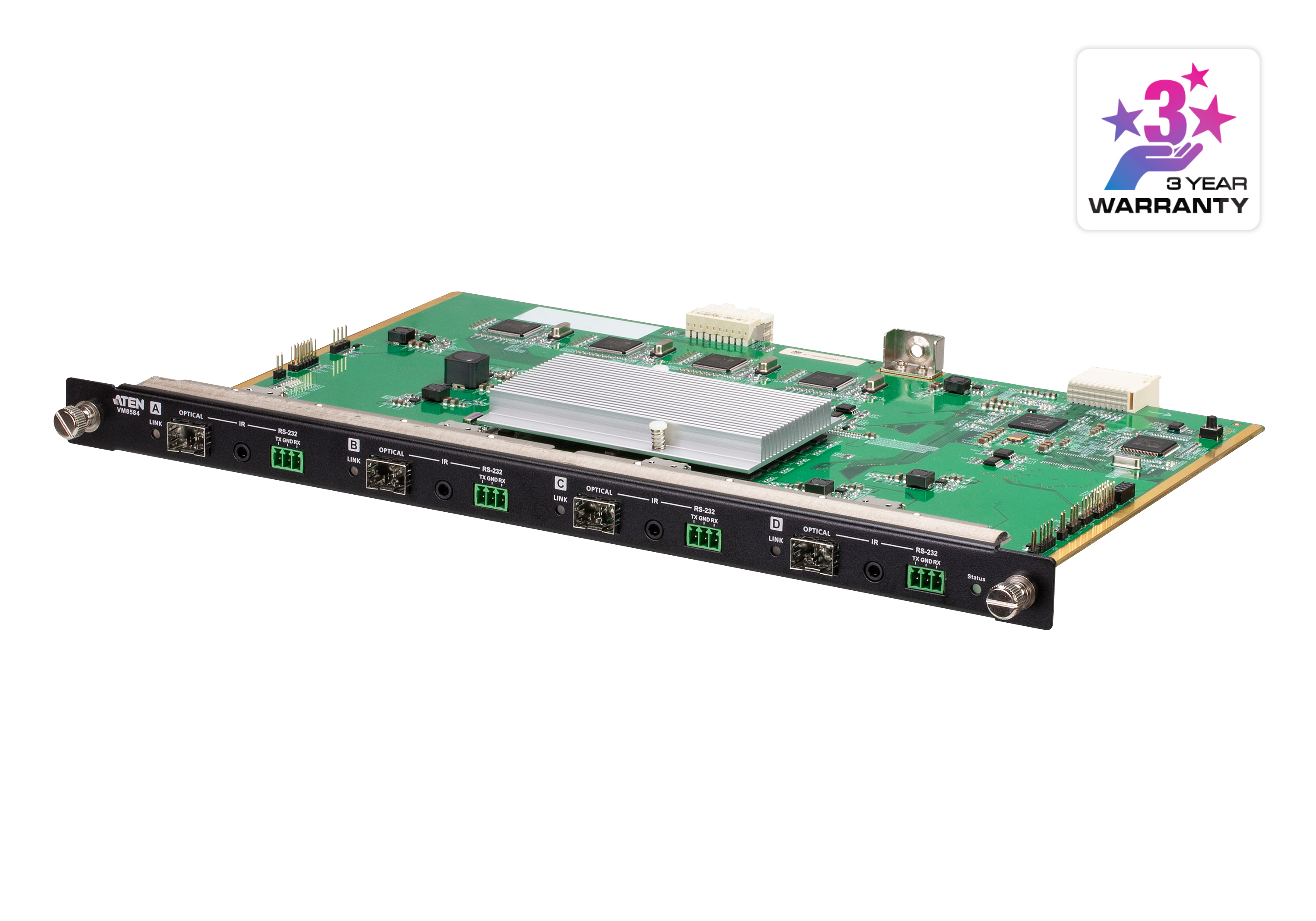 4-Port 10G Optical Output Board (4K@300m (K1, MM) / 10km (K2, SM))