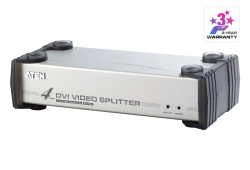 4-Port DVI/Audio Splitter