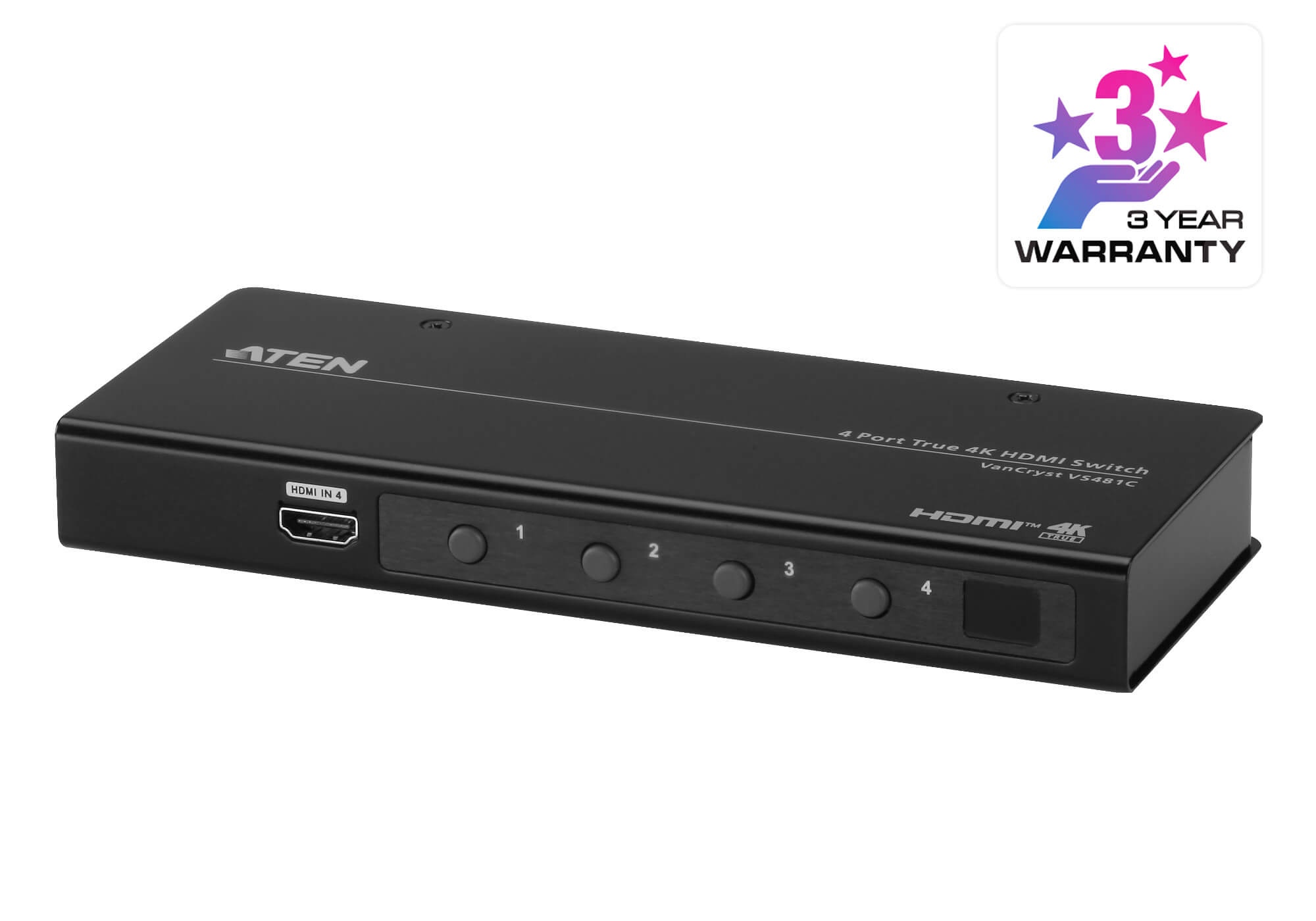 4-Port True 4K HDMI Switch