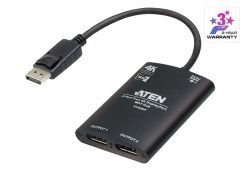 2-Port True 4K DisplayPort MST Hub