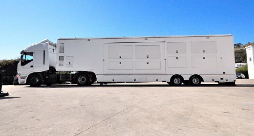 Media Burst - Camión de producción, Portugal