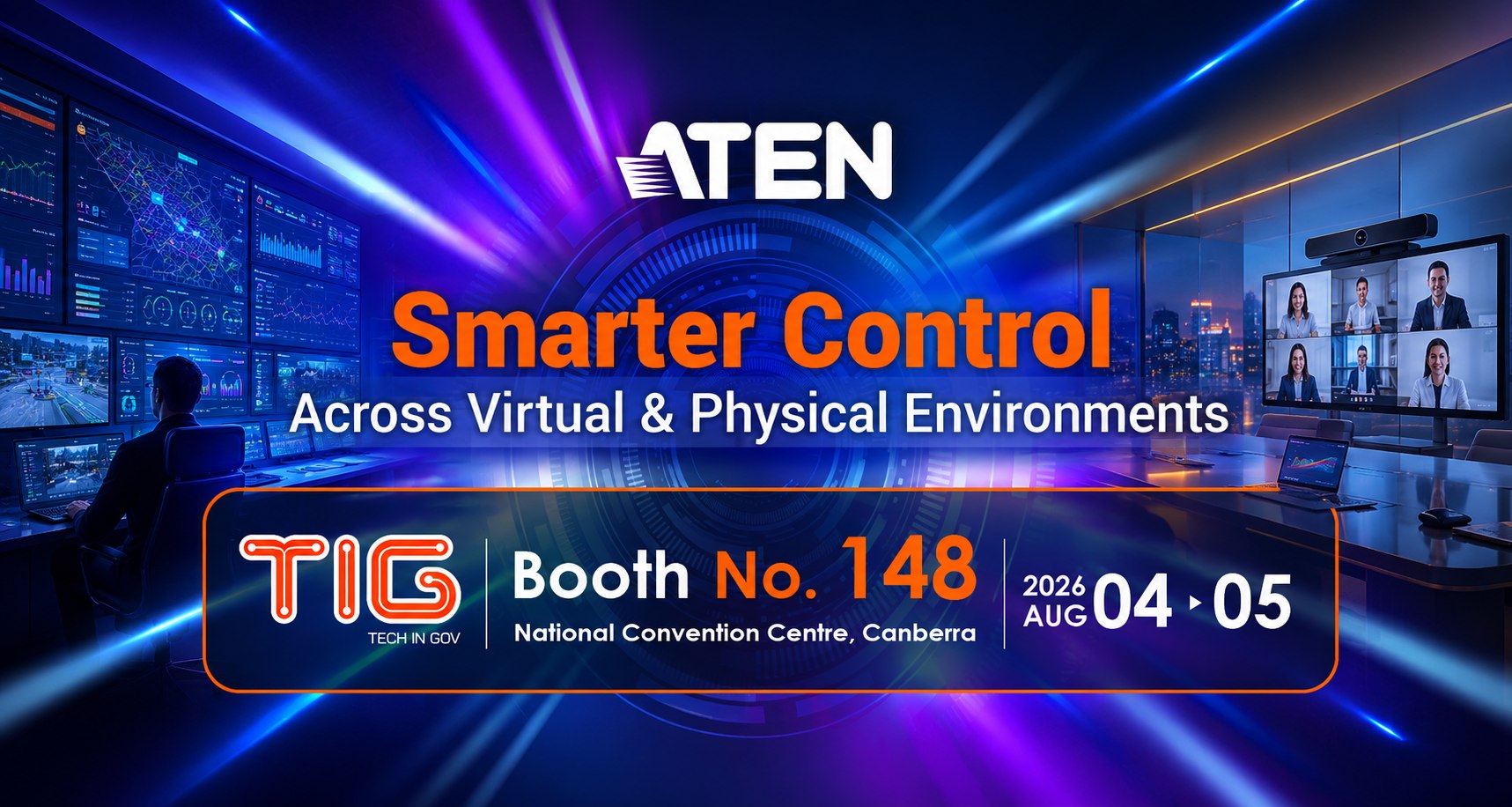 ATEN at Tech in Gov 2026 Booth 148