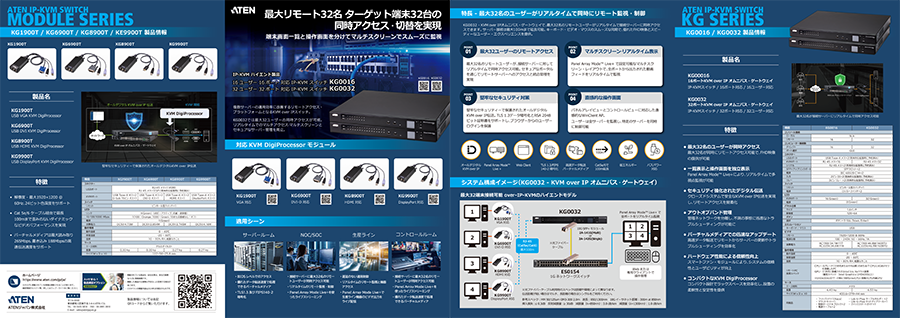 KGシリーズ製品リーフレット