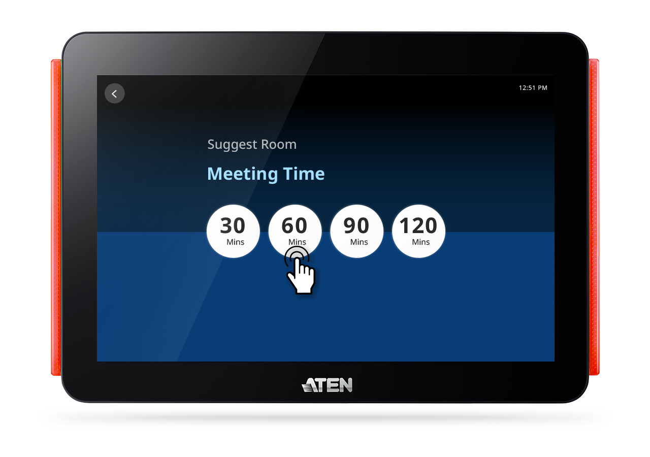 2. Select the required time