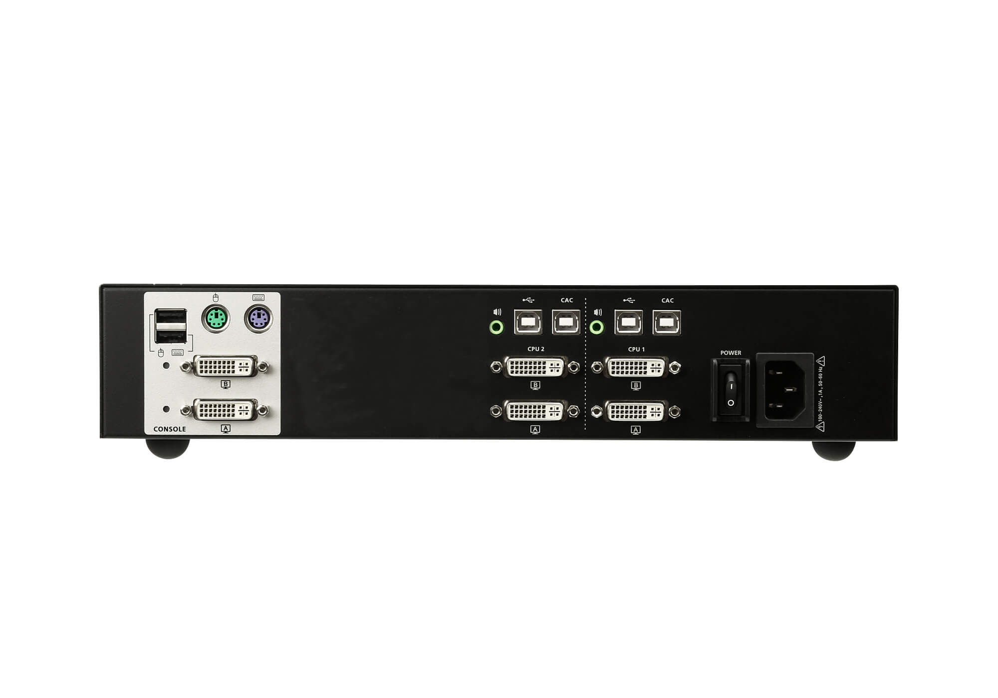 2-Port USB DVI Dual Display Secure KVM Switch (PSS PP v3.0 Compliant)