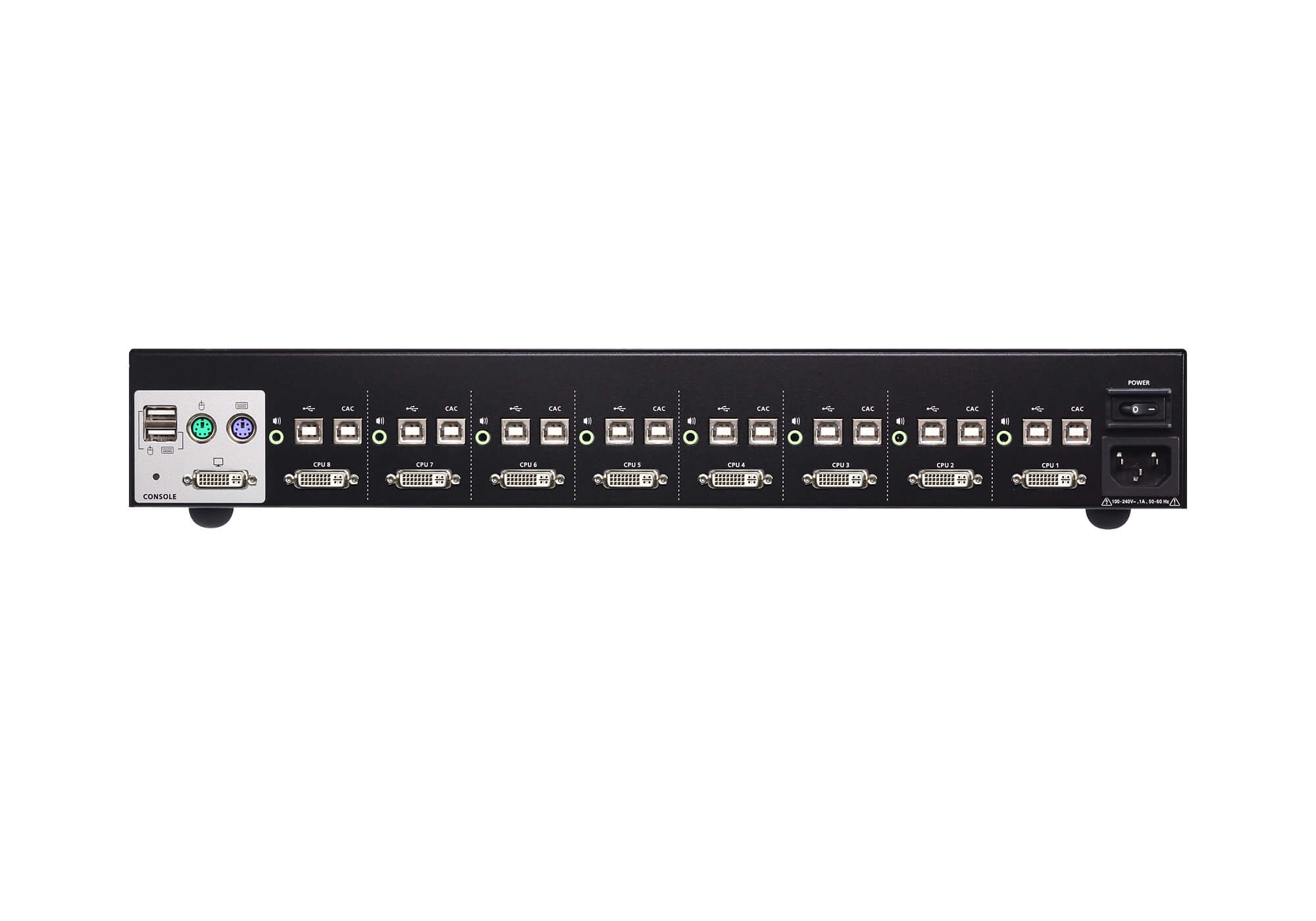 8-Port USB DVI Secure KVM Switch (PSS PP v3.0 Compliant)