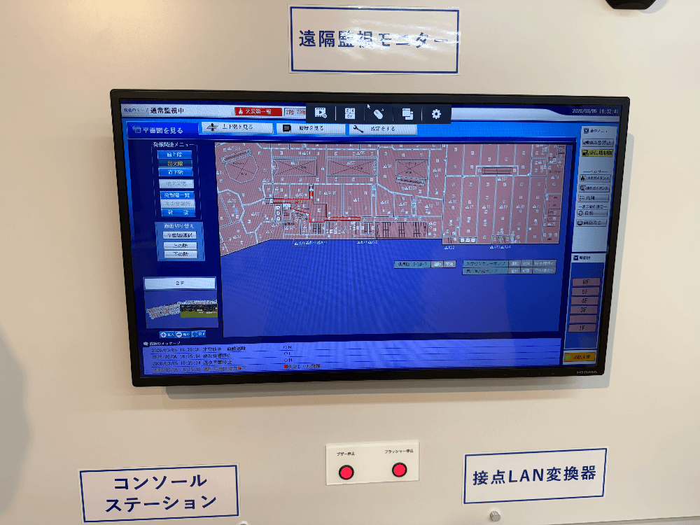 遠隔監視用モニター画面拡大
